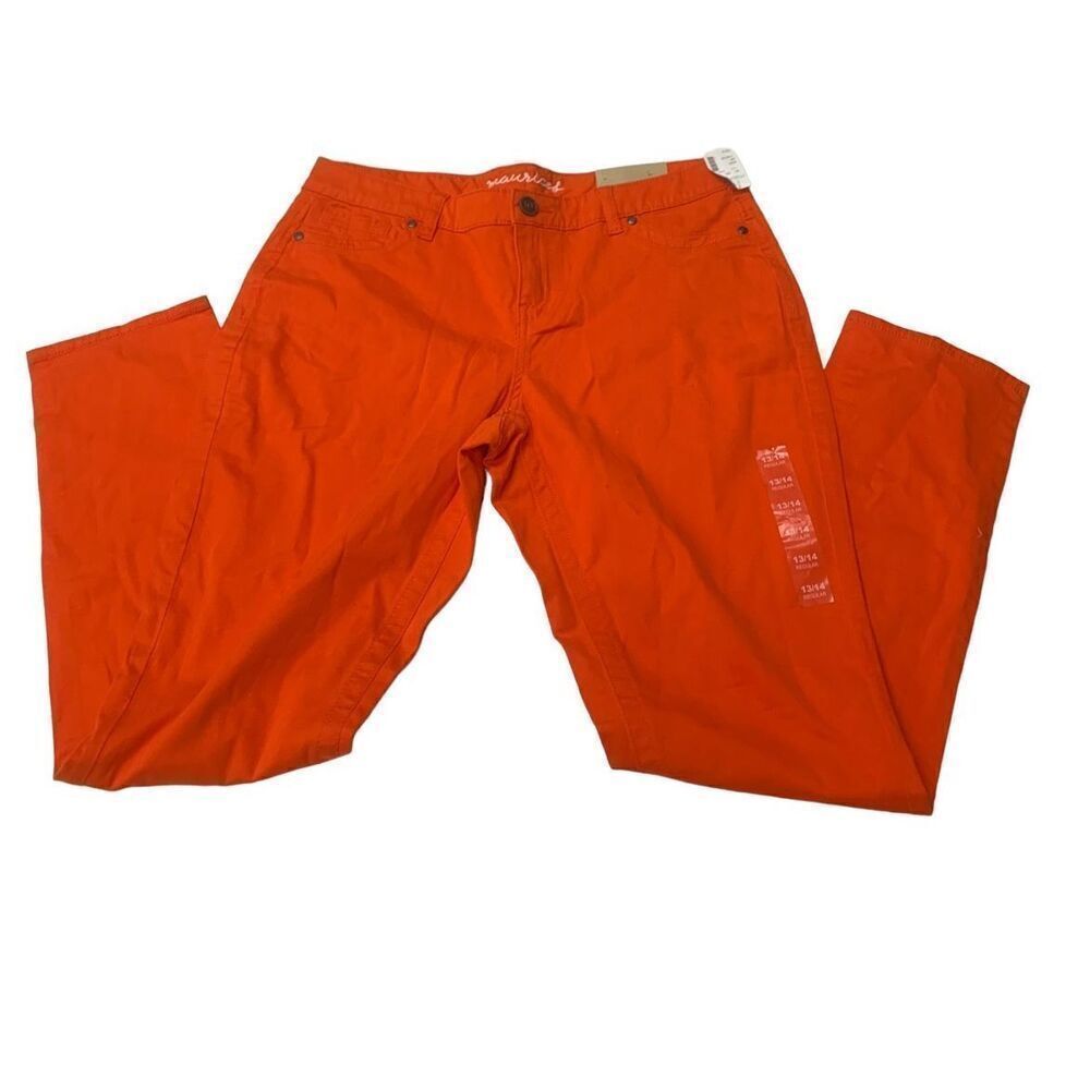 Maurice's Bright Orange Skinny Jeans